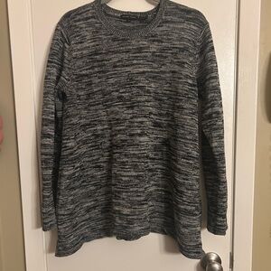 Grey and black sweater